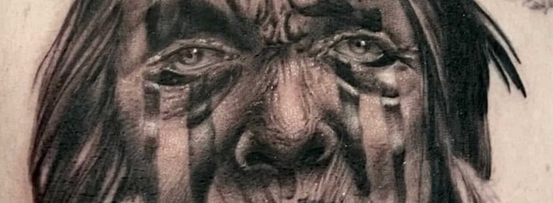 Tattoo by guest artist at Le Deau De Sang