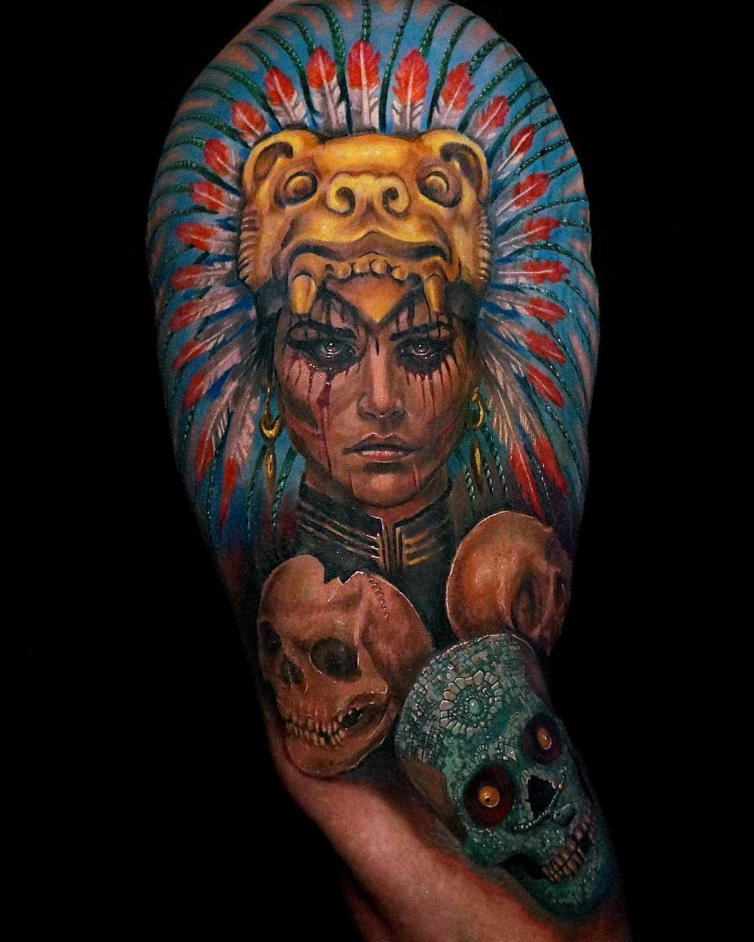 Tattoo done at Le Seau De Sang