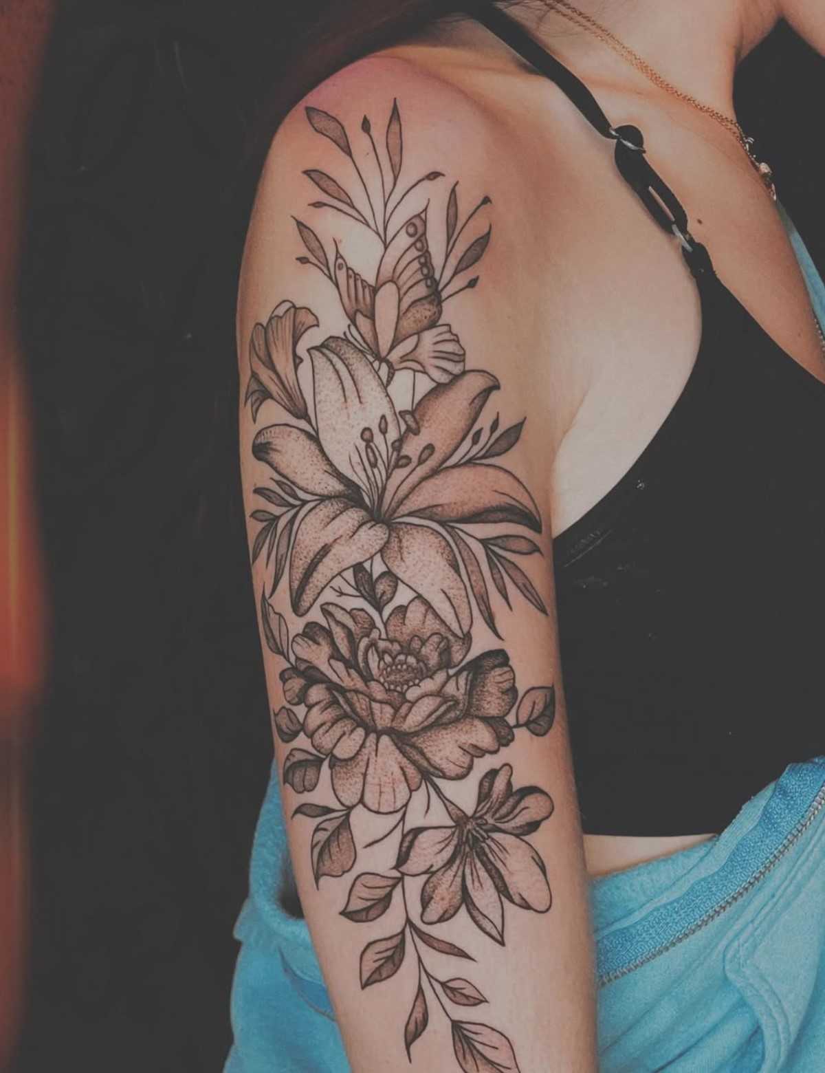Tattoo done at Le Seau De Sang