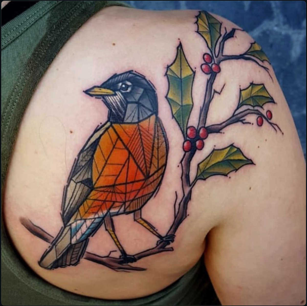 Tattoo done at Le Seau De Sang
