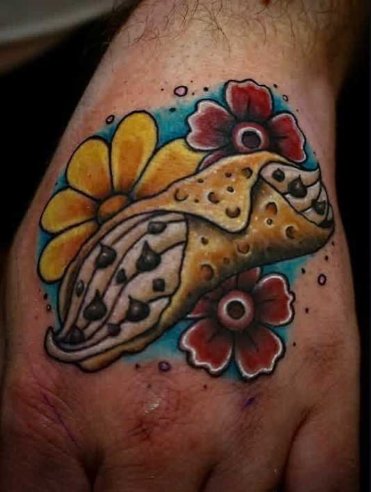 Tattoo done at Le Seau De Sang