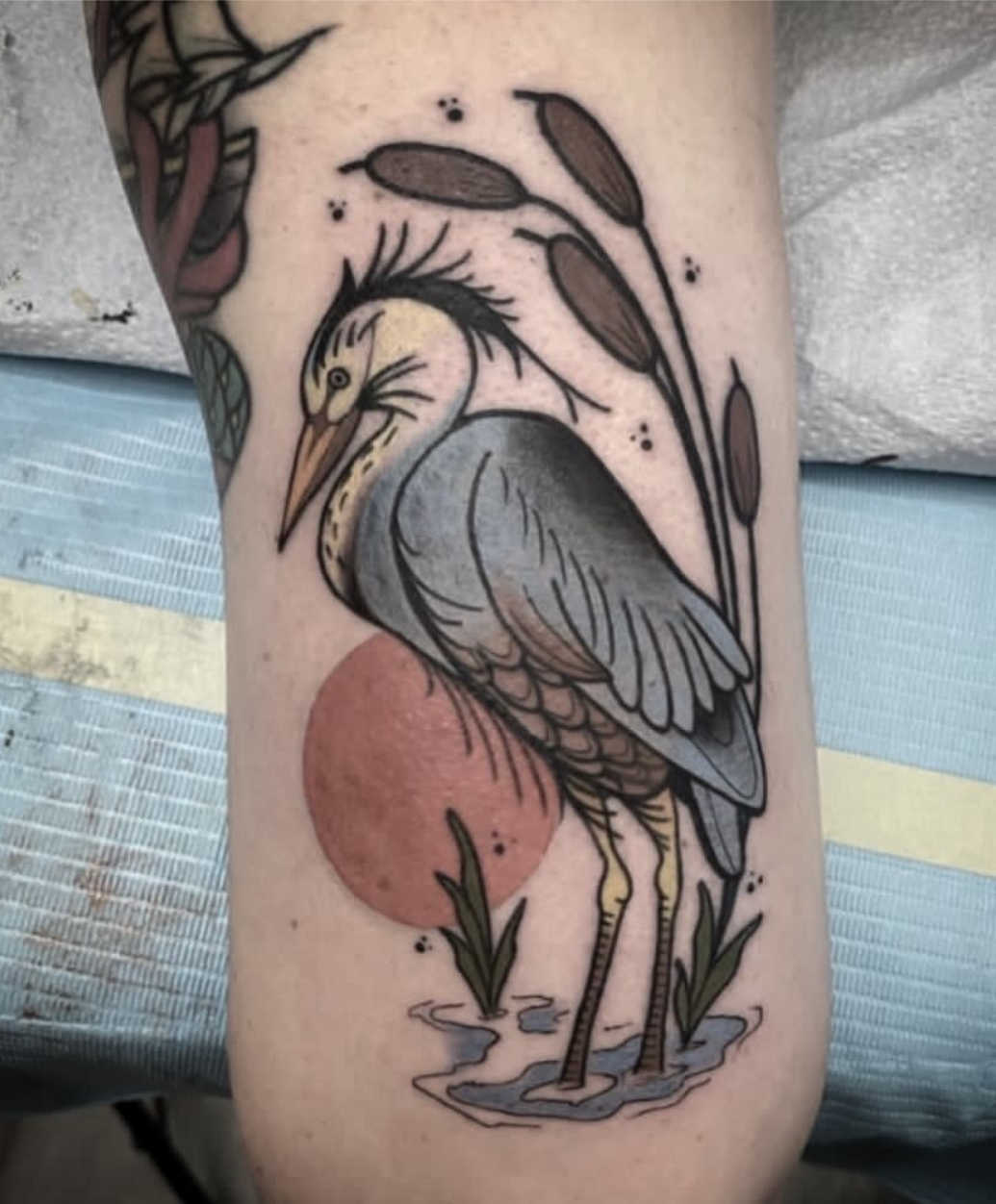Tattoo done at Le Seau De Sang