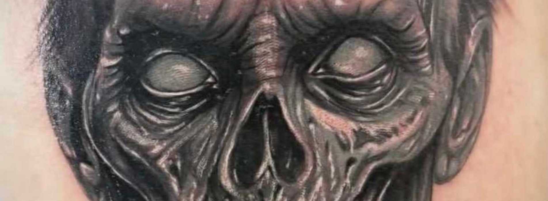 Tattoo by guest artist at Le Deau De Sang